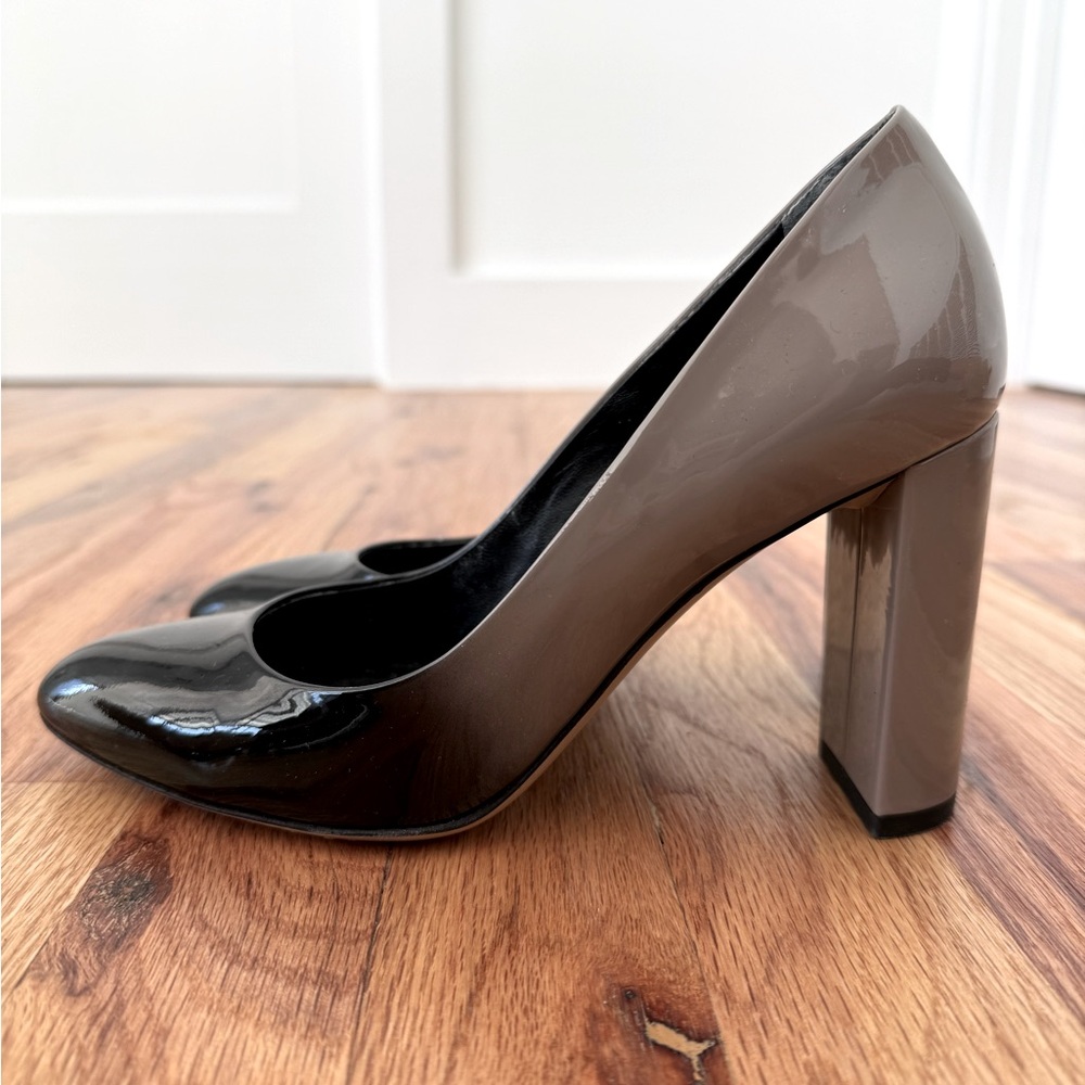 The Lustro 90mm color block heel
